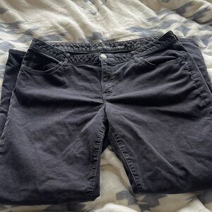 Cute navy corduroy Eddie Bauer jeans